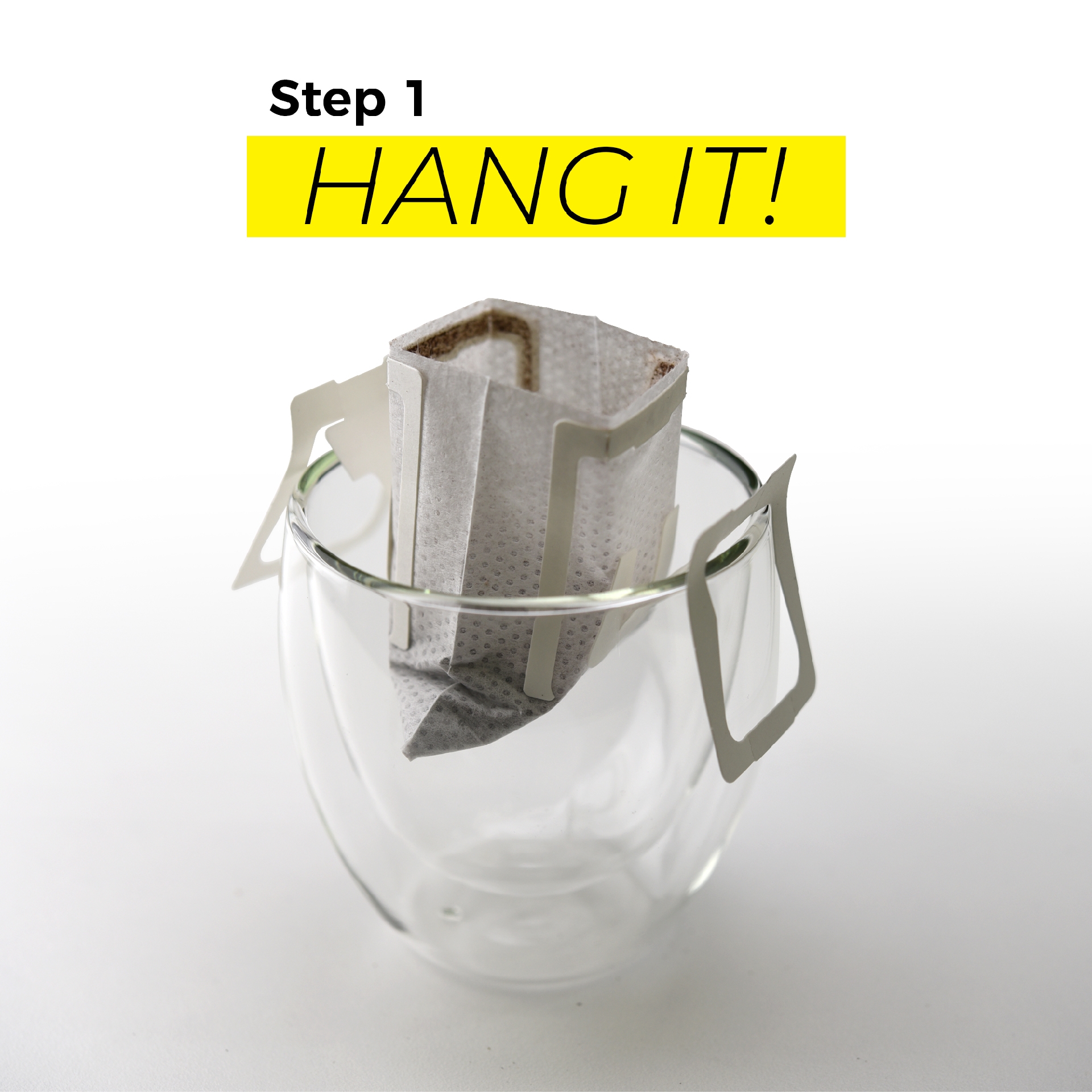 Place Drip Bag